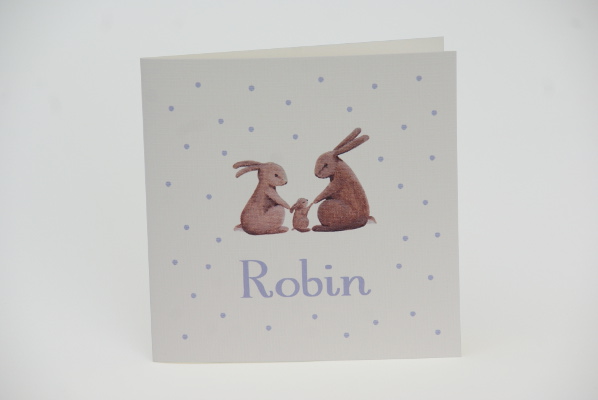 geboortekaartje robin lila
